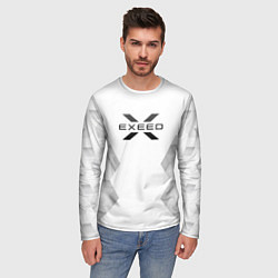Лонгслив мужской Exeed white poly, цвет: 3D-принт — фото 2