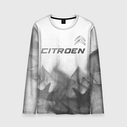 Лонгслив мужской Citroen - white gradient посередине, цвет: 3D-принт