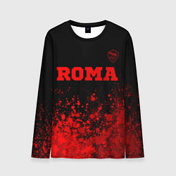 Лонгслив мужской Roma - red gradient посередине, цвет: 3D-принт