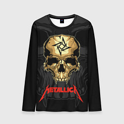 Лонгслив мужской Metallica - skull with fangs, цвет: 3D-принт