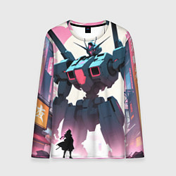 Мужской лонгслив Аниме и роботы