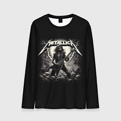 Лонгслив мужской Metallica - guitar solo, цвет: 3D-принт