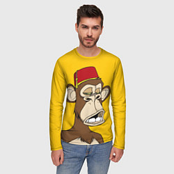 Лонгслив мужской NFT ape monkey, цвет: 3D-принт — фото 2