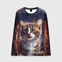 Мужской лонгслив Сноу-шу в космосе