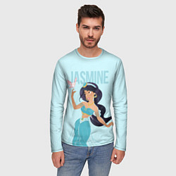 Лонгслив мужской Jasmine princess - big pictures, цвет: 3D-принт — фото 2