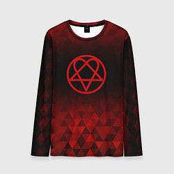 Лонгслив мужской HIM red poly, цвет: 3D-принт