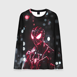 Лонгслив мужской Человек-паук в красно-черном костюме, цвет: 3D-принт