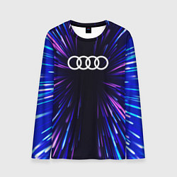 Лонгслив мужской Audi neon energy, цвет: 3D-принт