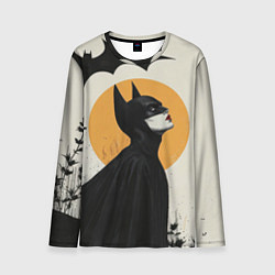 Мужской лонгслив Девушка Бэтмен