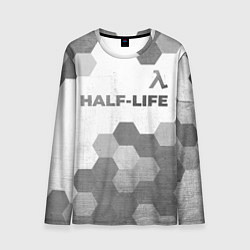 Лонгслив мужской Half-Life - white gradient посередине, цвет: 3D-принт