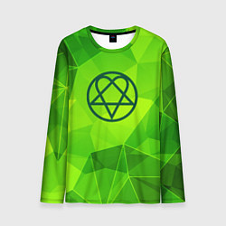 Лонгслив мужской HIM green poly, цвет: 3D-принт