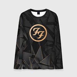 Лонгслив мужской Foo Fighters golden poly, цвет: 3D-принт