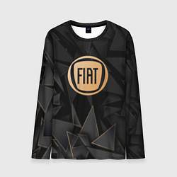 Лонгслив мужской Fiat golden poly, цвет: 3D-принт