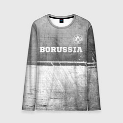 Лонгслив мужской Borussia - grey gradient посередине, цвет: 3D-принт