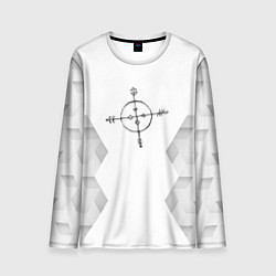 Лонгслив мужской Megadeth white poly, цвет: 3D-принт