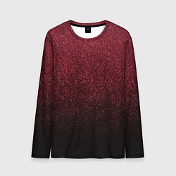 Лонгслив мужской Амарантовый градиент крошка, цвет: 3D-принт