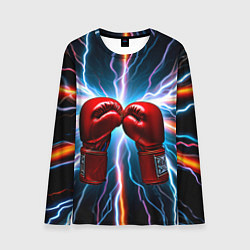 Мужской лонгслив Бойцовские перчатки и молнии