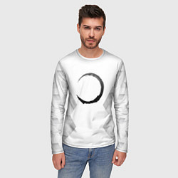 Лонгслив мужской Demon Slayer white poly, цвет: 3D-принт — фото 2