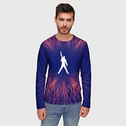 Лонгслив мужской Queen red energy, цвет: 3D-принт — фото 2