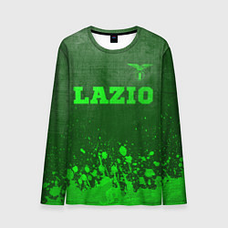 Лонгслив мужской Lazio - green gradient посередине, цвет: 3D-принт