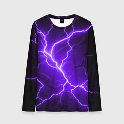 Мужской лонгслив Color purple black