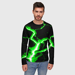 Лонгслив мужской Разлом, цвет: 3D-принт — фото 2