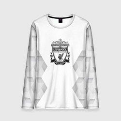 Лонгслив мужской Liverpool white poly, цвет: 3D-принт