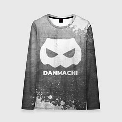 Лонгслив мужской DanMachi - grey gradient, цвет: 3D-принт