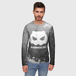 Лонгслив мужской DanMachi - grey gradient, цвет: 3D-принт — фото 2