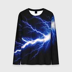 Лонгслив мужской Lightning blue, цвет: 3D-принт