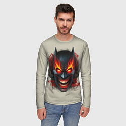 Лонгслив мужской Огенный Бэтмент, цвет: 3D-принт — фото 2