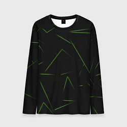 Лонгслив мужской Color green line, цвет: 3D-принт