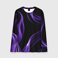 Лонгслив мужской Purple abstraction, цвет: 3D-принт