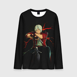 Лонгслив мужской Дьявол может плакать - Dmc данте на чиле, цвет: 3D-принт