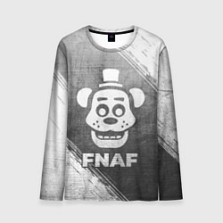 Лонгслив мужской FNAF - grey gradient, цвет: 3D-принт