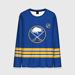 Лонгслив мужской Баффало Сейбрз хоккей, цвет: 3D-принт