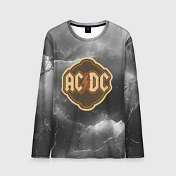 Мужской лонгслив ACDC ретро логотип