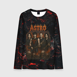 Мужской лонгслив Astro в стиле хэви-метал