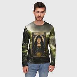 Лонгслив мужской Карта с Билли Айлиш, цвет: 3D-принт — фото 2
