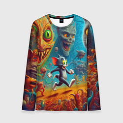 Лонгслив мужской Красочный сон Тома за минуту до пробуждения, цвет: 3D-принт