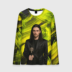 Лонгслив мужской Bones держит трость, цвет: 3D-принт