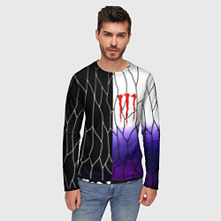Лонгслив мужской Monster energy steel, цвет: 3D-принт — фото 2