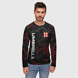 Лонгслив мужской Амбрелла - плиты с подсветкой, цвет: 3D-принт — фото 2