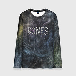 Лонгслив мужской Bones из костей, цвет: 3D-принт