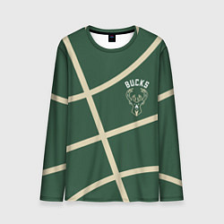 Мужской лонгслив Милуоки Бакс - баскетбольные линии