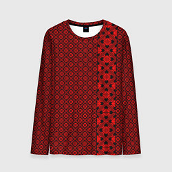 Мужской лонгслив Обережный славянский орнамент