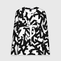 Лонгслив мужской Doom x half life pattern, цвет: 3D-принт