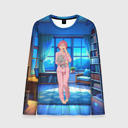 Мужской лонгслив Сиратори Айра хочет спать