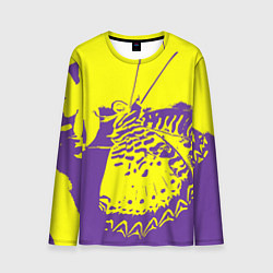 Лонгслив мужской Бабочка-абстракция, цвет: 3D-принт