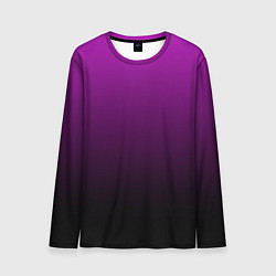 Лонгслив мужской Purple gradient, цвет: 3D-принт